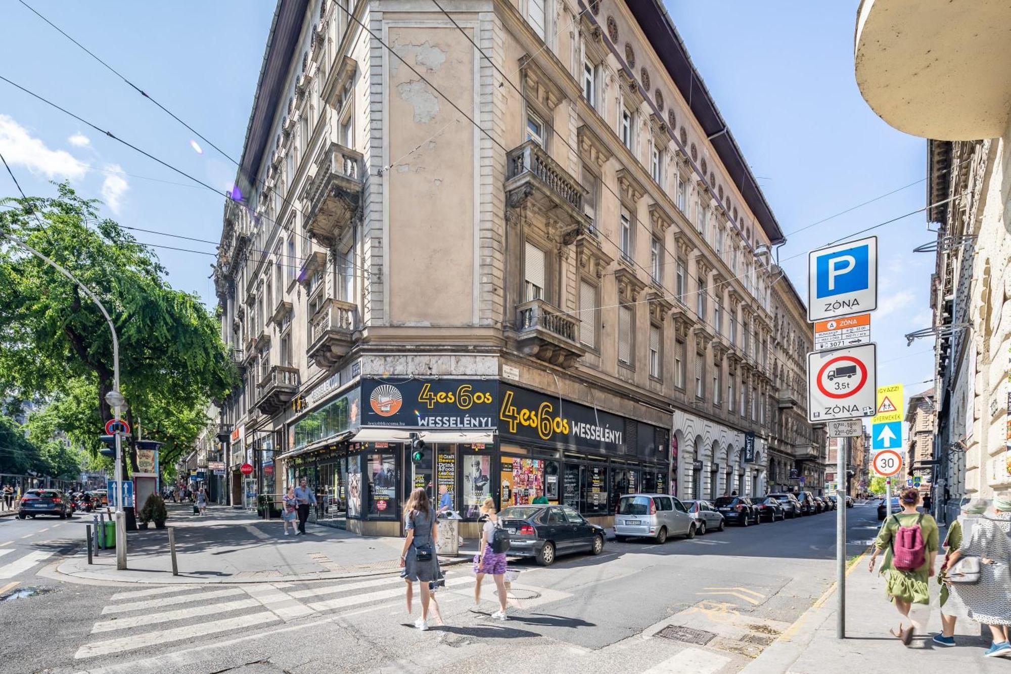 Very Central - Free Parking - Balcony Budapest Ngoại thất bức ảnh